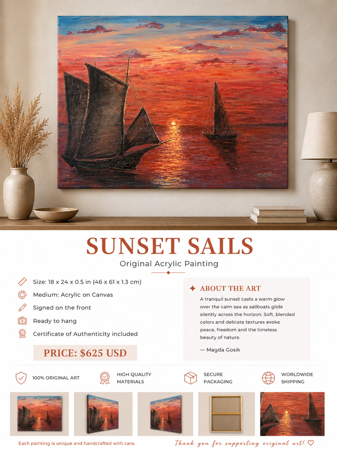 SUNSET SAILS