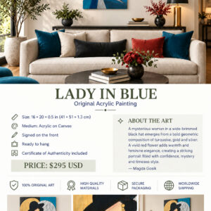 LADY IN BLUE